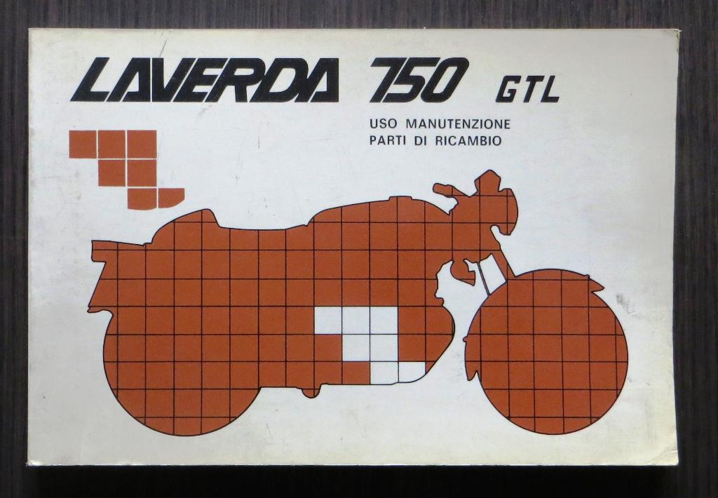 Laverda 750 GTL Uso Manutenzione / Parti di Ricambi - 1974, Motoren, Handleidingen en Instructieboekjes, Verzenden, Overige merken