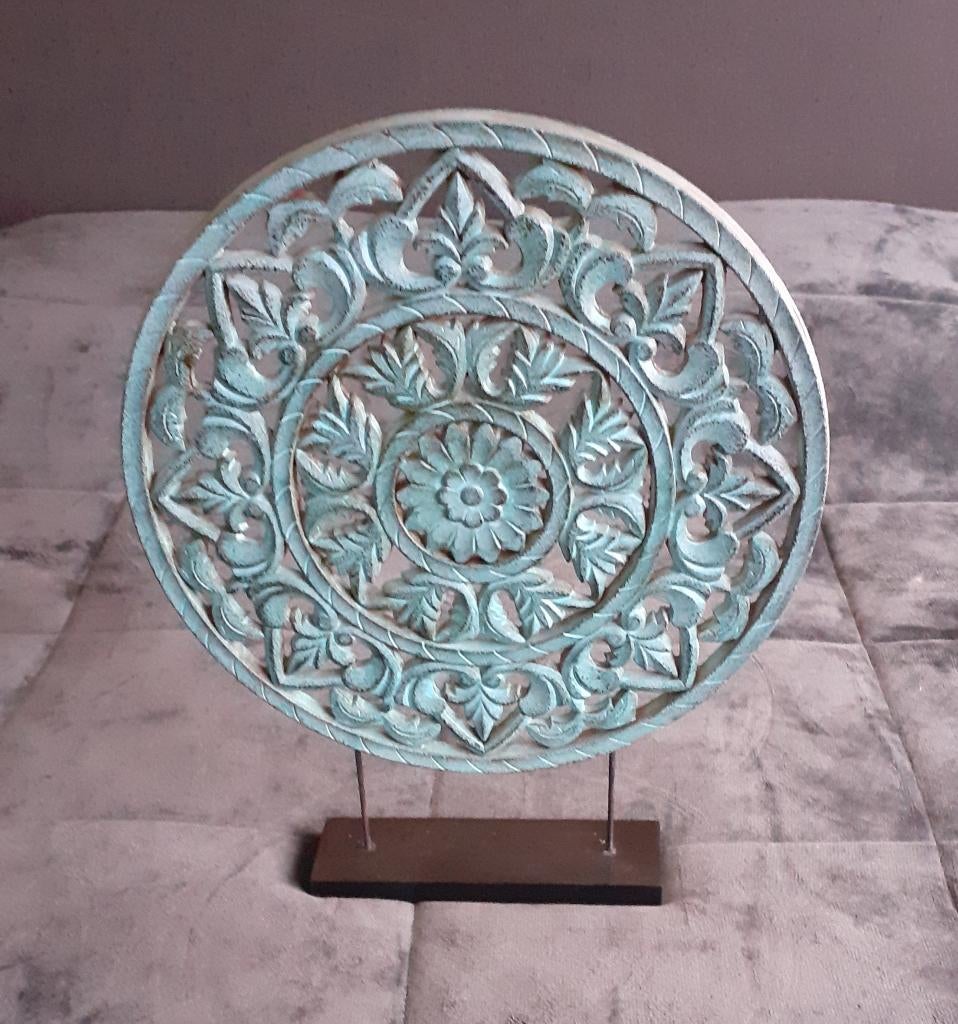 Raam Ornament, 55 cm, Hout, Decoratieobject, Ophalen of Verzenden