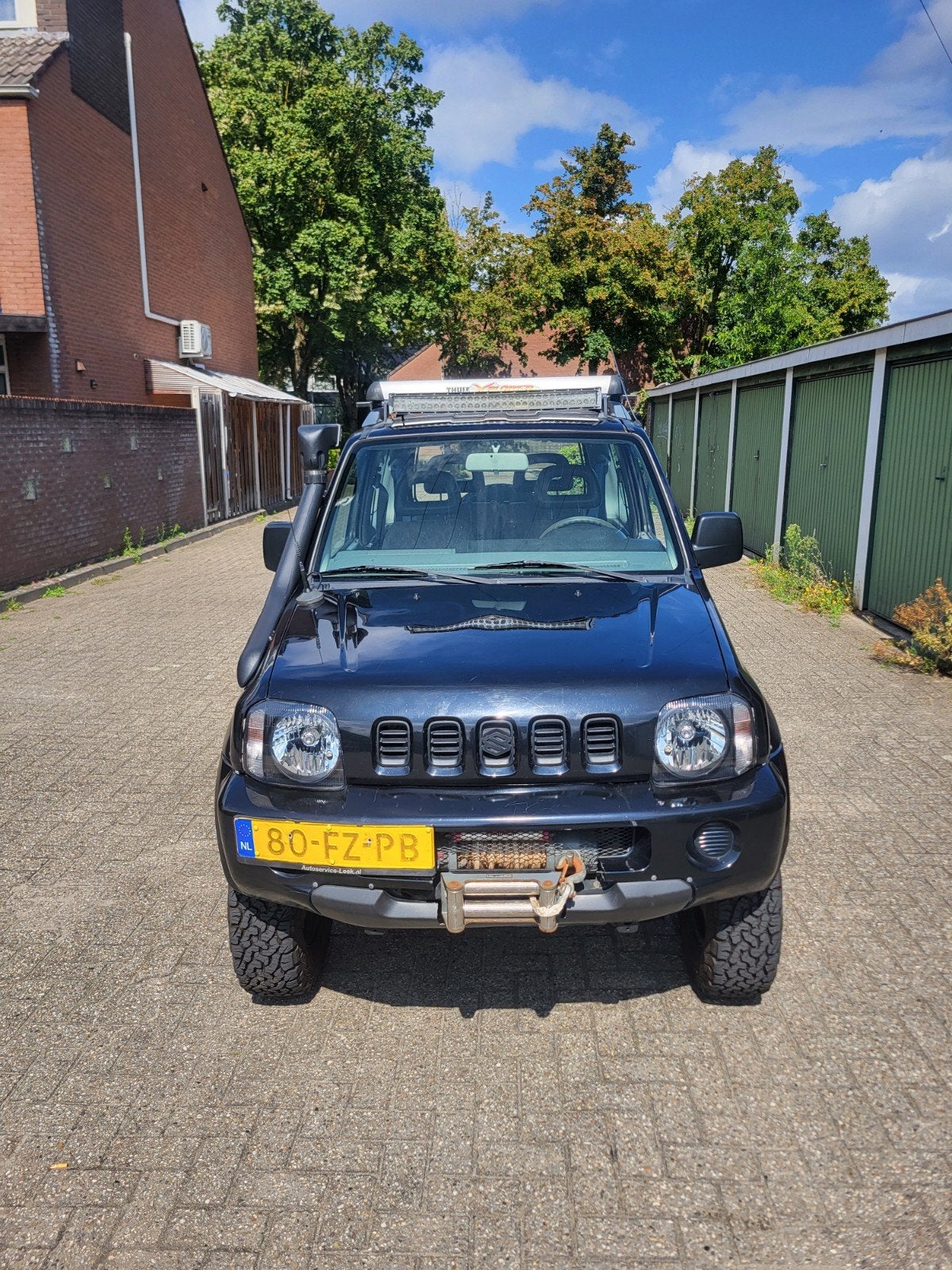 suzuki jimmy, Zwart, Handgeschakeld, Vierwielaandrijving, SUV of Terreinwagen