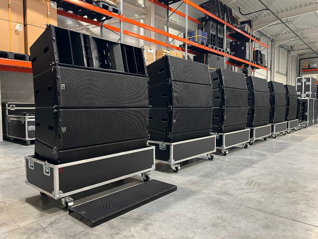 24x Martin Audio WPL 2x12"/2x6,5"/3x1" line array 2x flygrid, Ophalen of Verzenden, Gebruikt, 150 watt of meer, Overige merken