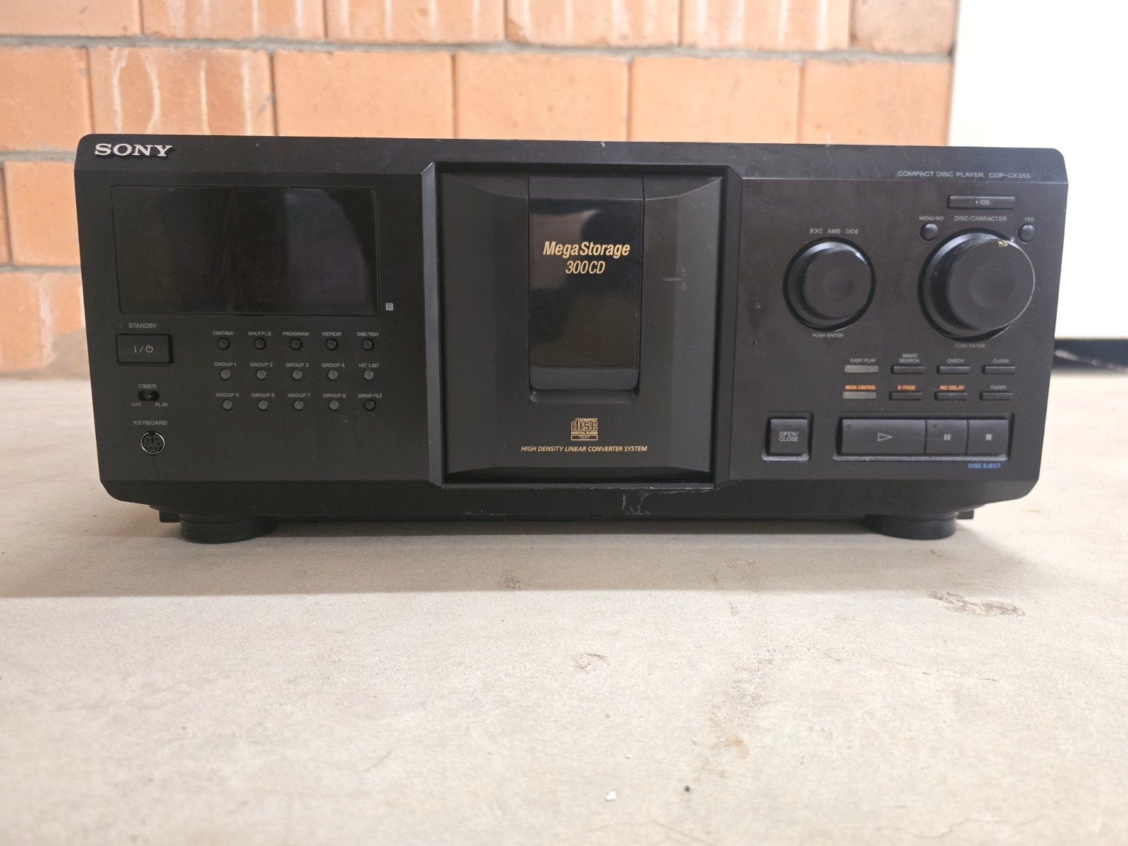 Sony CDP-CX355 Mega Storage 300 CD Wisselaar - Defect, Audio, Tv en Foto, Cd-spelers, Ophalen