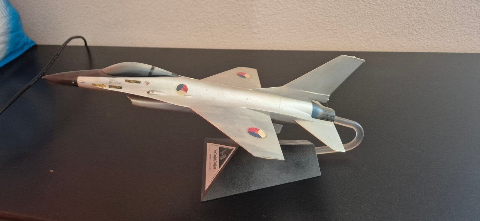 F-16  air Combat Fighter Model - Jaren '70/'80 General Dynam, Ophalen, Luchtmacht, Kunstobject