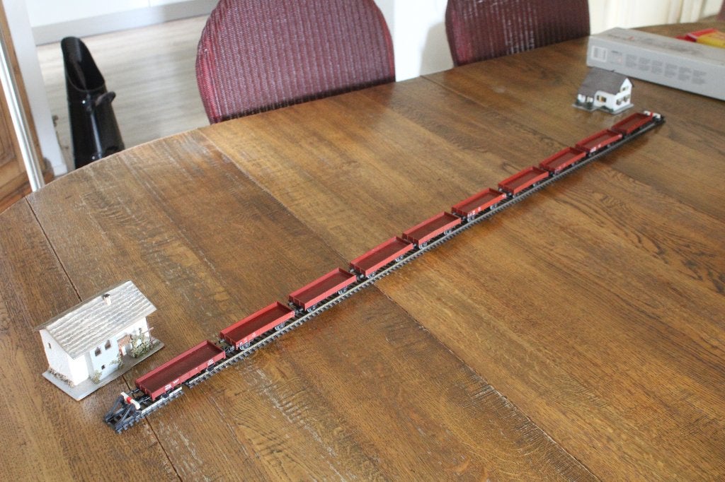 Märklin H0 4503 10 stuks Lage bakwagens, Wisselstroom, Gebruikt, Wagon, Ophalen of Verzenden