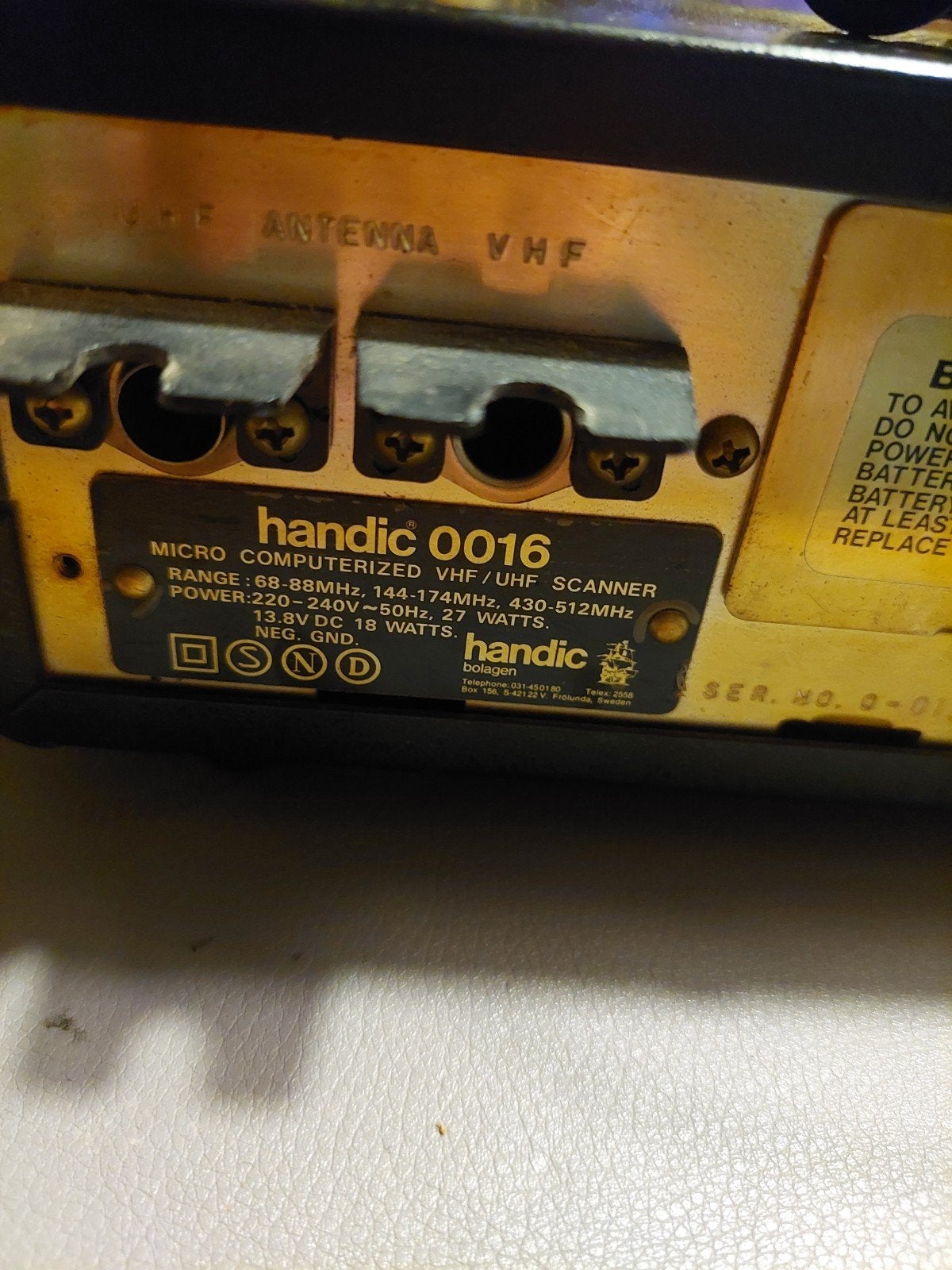 Handic 0016, Telecommunicatie, Zenders en Ontvangers, Ophalen of Verzenden