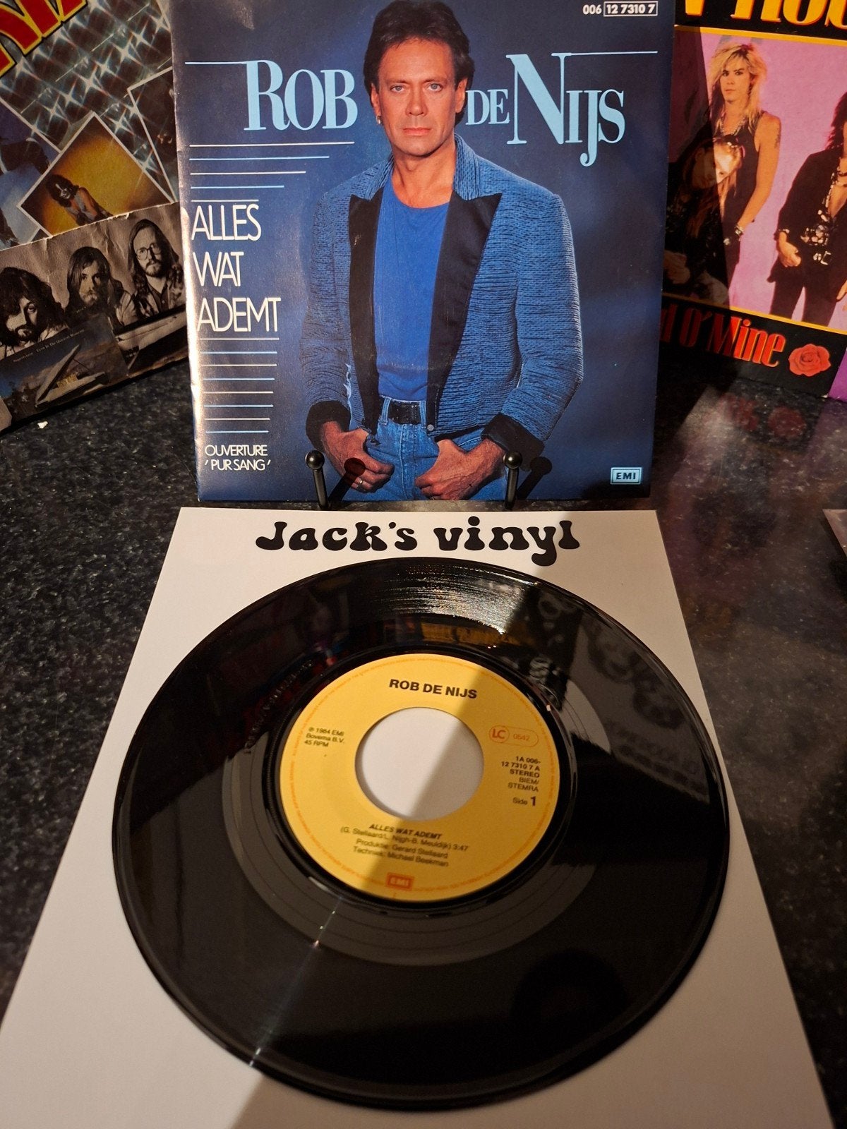 Rob de Nijs - Alles Wat Ademt (Single Vinyl)1985, 7 inch, 1980 - 1989, Ophalen of Verzenden, Zo goed als nieuw