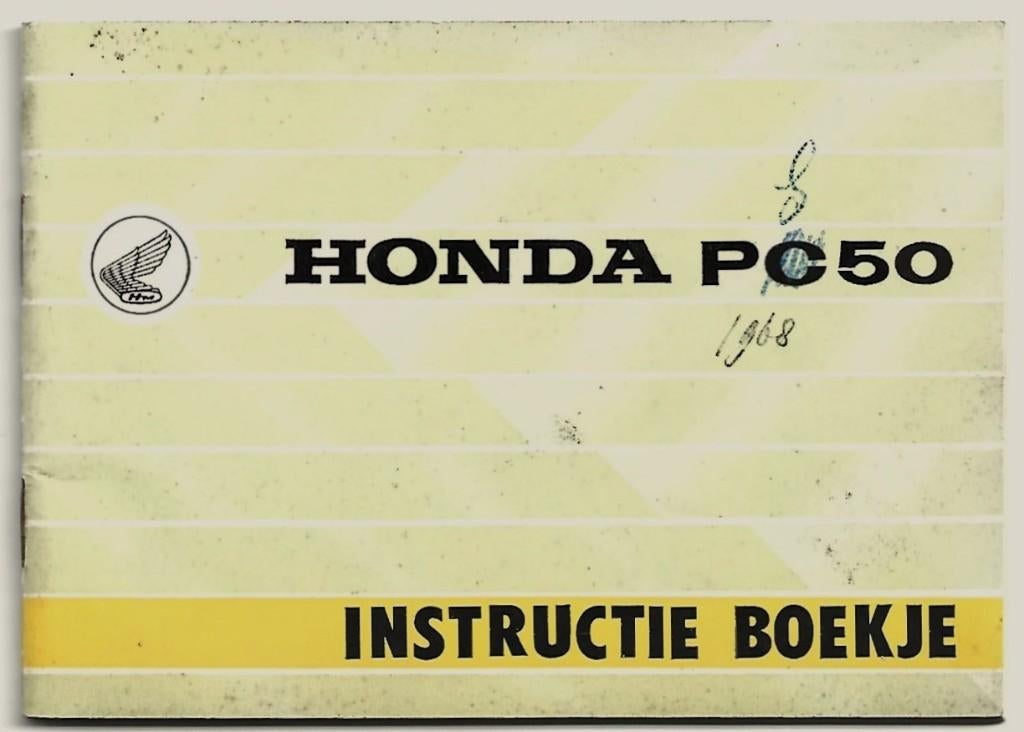 Honda PC50 instructieboek bromfiets (7480z), Ophalen of Verzenden, Zo goed als nieuw