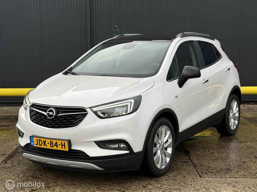 Opel Mokka X 1.4 Turbo Innovation | AUTOMAAT | BOMVOL |, Auto's, Opel, Gebruikt, Euro 6, Wit, Leder