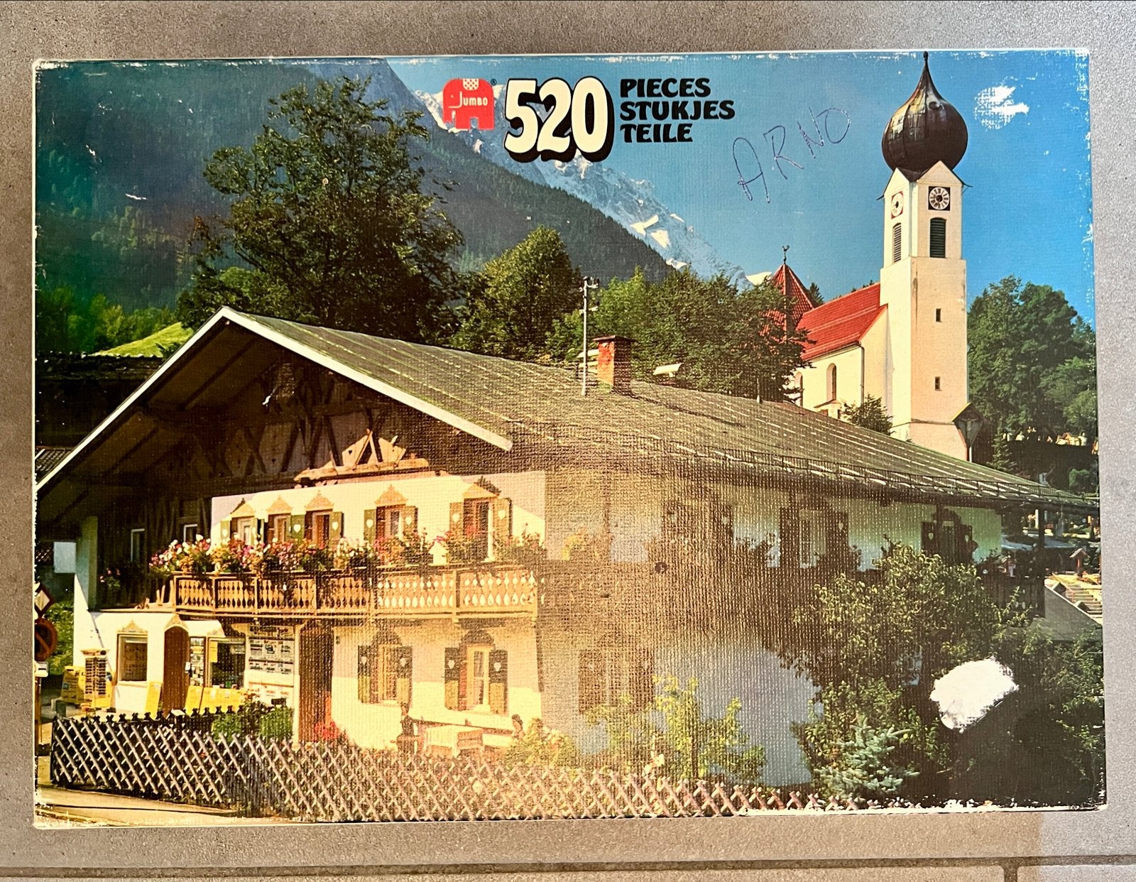 Legpuzzel 520 Stukjes - Berglandschap, Ophalen of Verzenden, 500 t/m 1500 stukjes, Gebruikt, Legpuzzel
