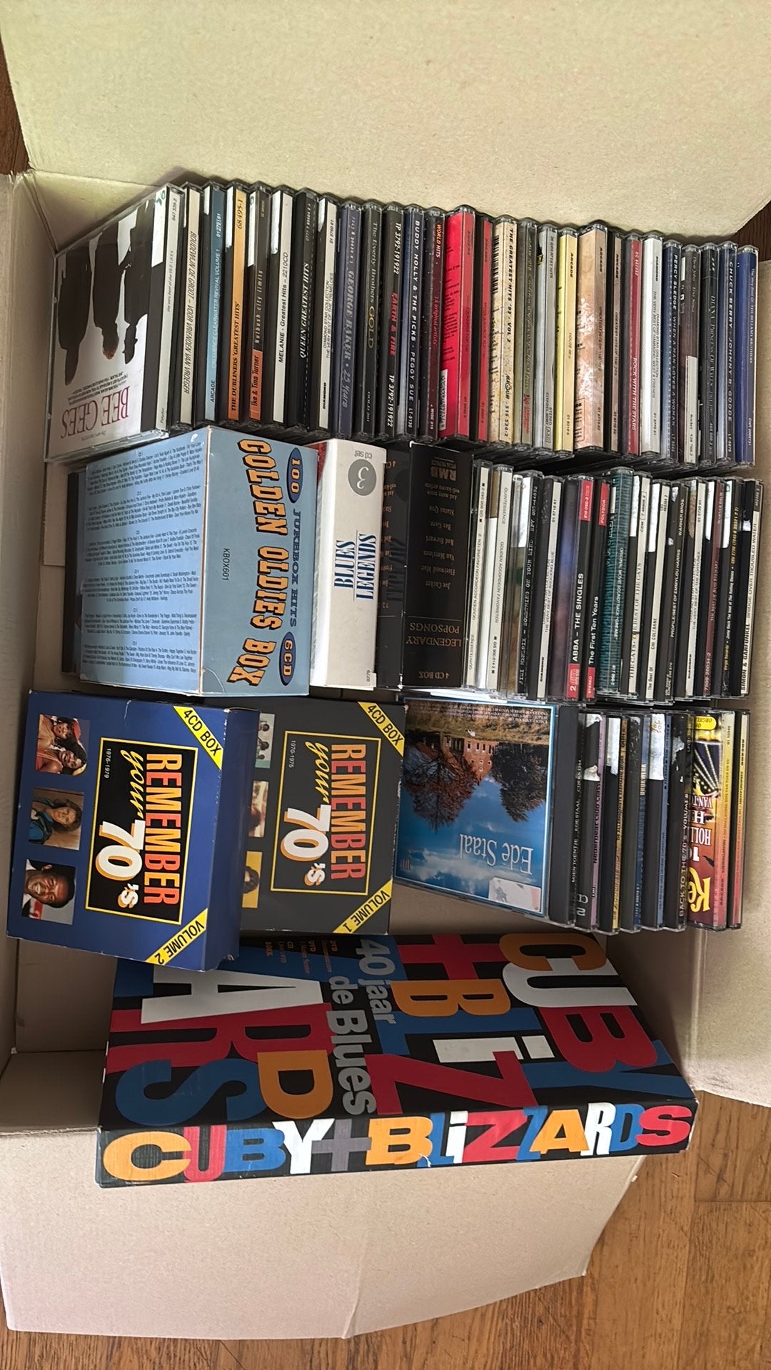 Partij CD’s / DVD ‘s / Videobanden, Ophalen, Gebruikt