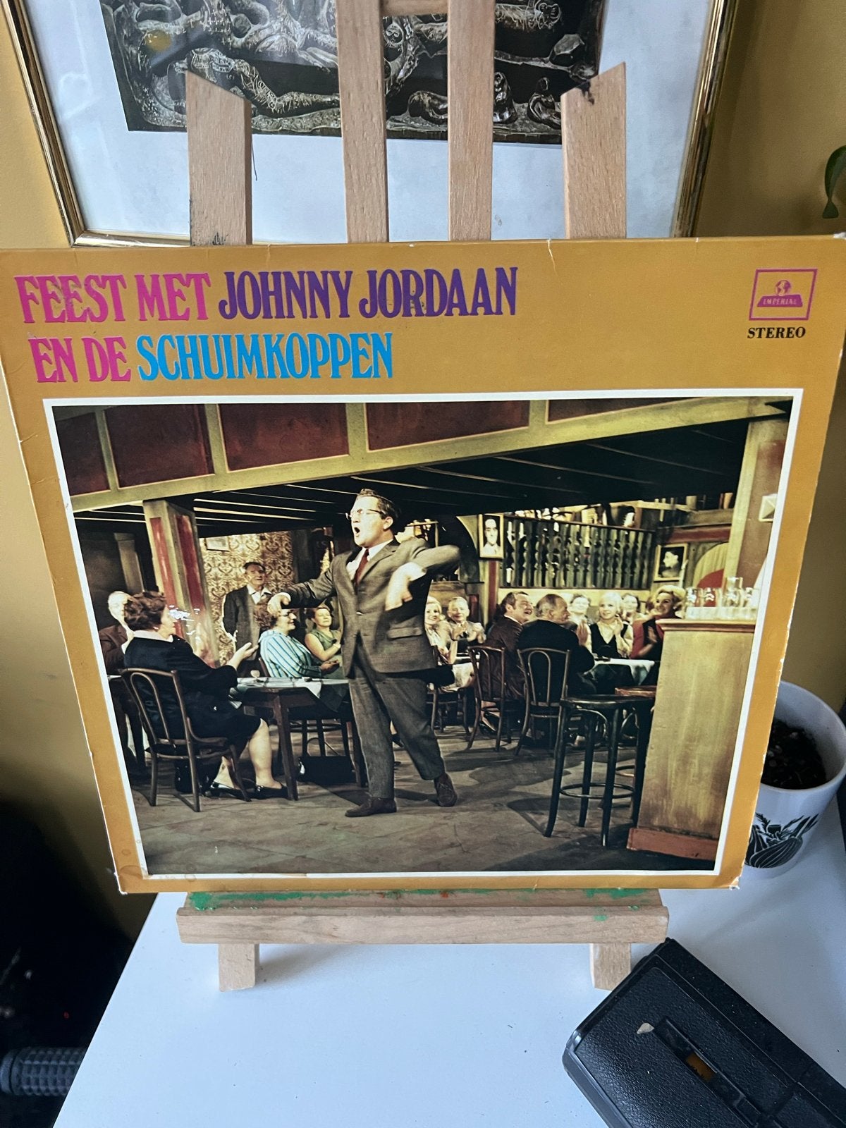 Feest met Johnny Jordaan en de Schuimkoppen LP, LP, Gebruikt, Ophalen of Verzenden, Feestmuziek