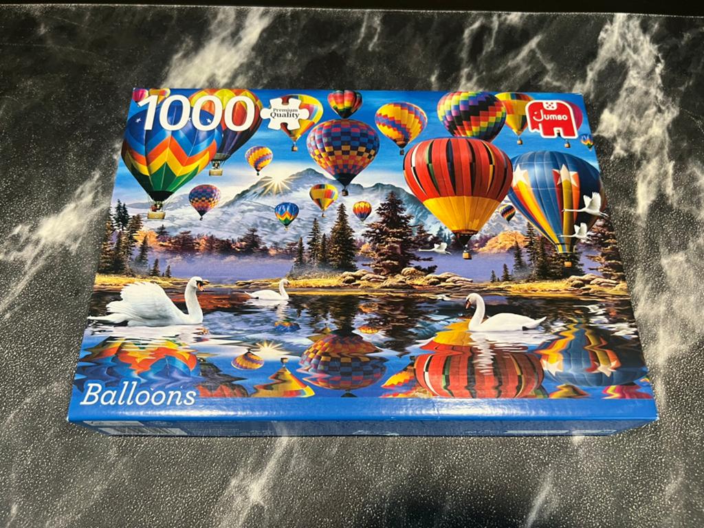 Jumbo puzzel 1000 stukjes Balloons, Ophalen of Verzenden, 500 t/m 1500 stukjes, Zo goed als nieuw