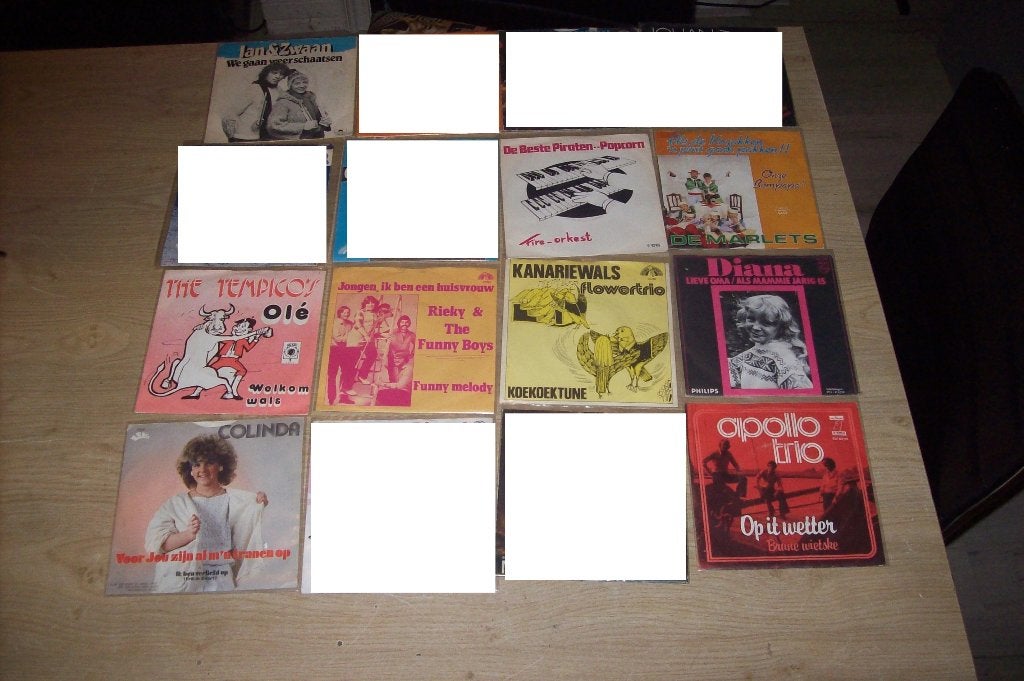 piraten singels, Cd's en Dvd's, Vinyl | Nederlandstalig, Ophalen, Gebruikt, Overige formaten, Fotohoes
