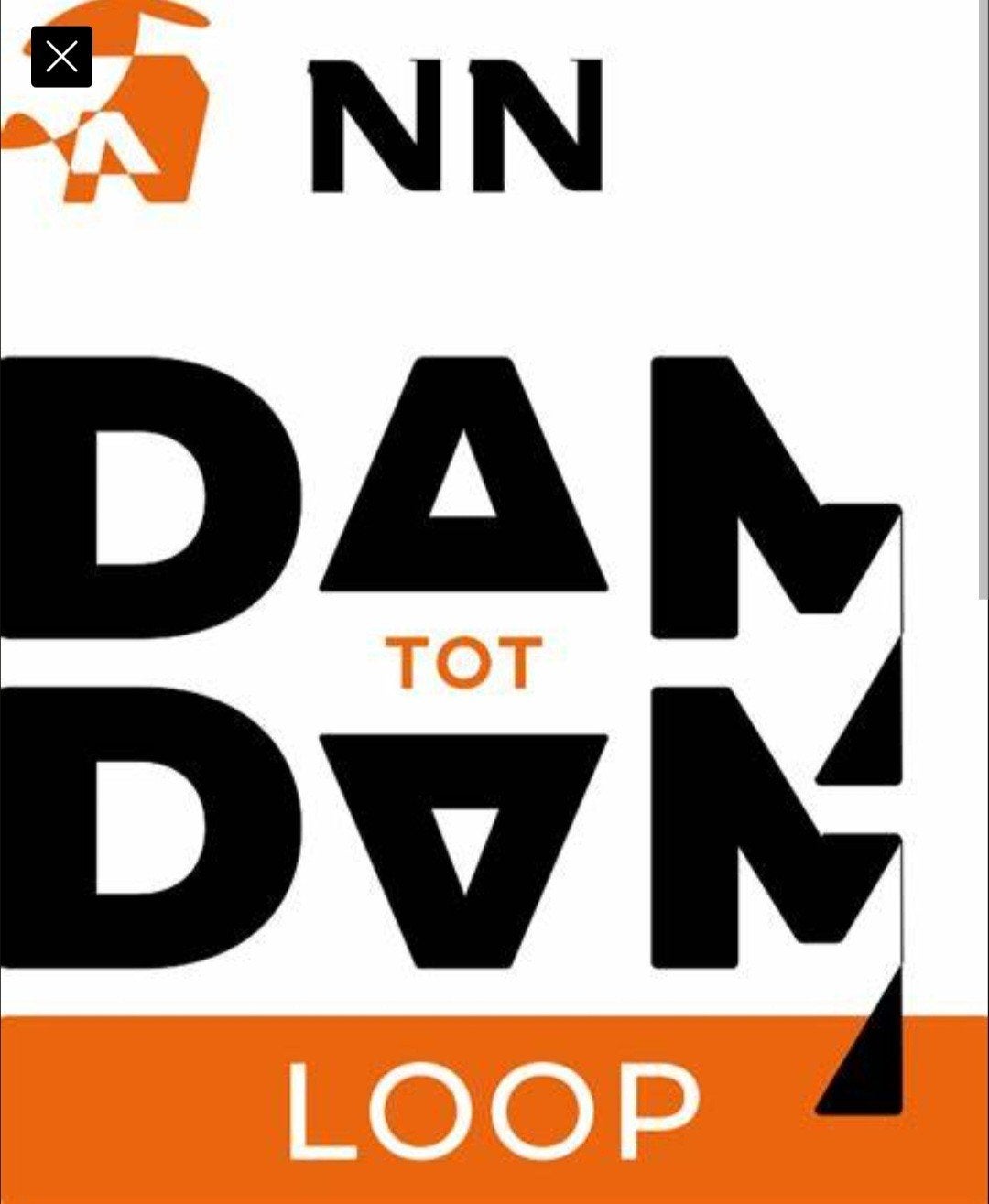 2x Dam tot Dam 10 engelse mijl startbewijs, Eén persoon, September