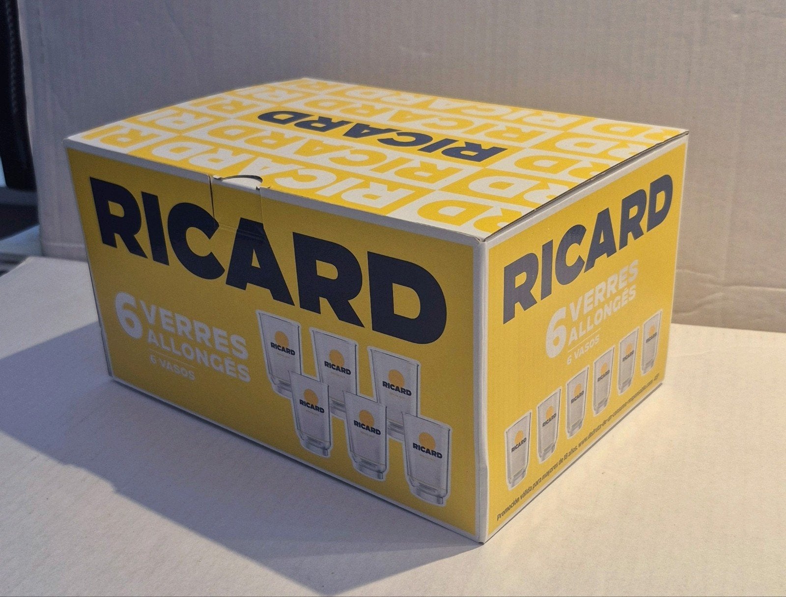 Ricard Allonger glazen, Ophalen of Verzenden, Nieuw