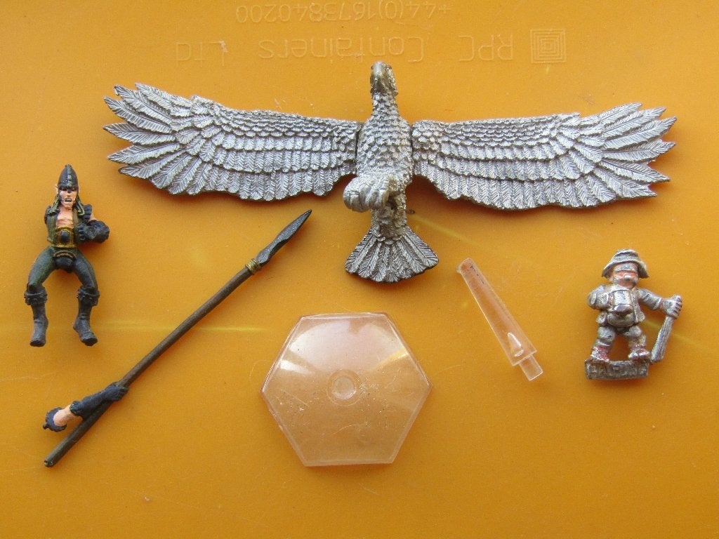 Warhawk Rider with Spear, Met verf, Figuurtje(s), Warhammer, Ophalen of Verzenden