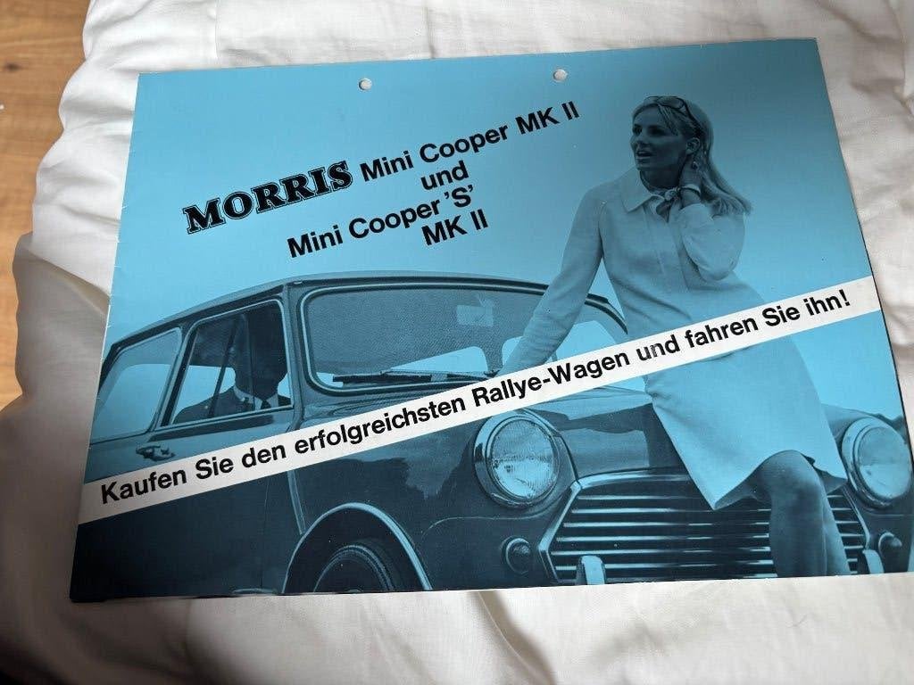 Folder Morris Mini Cooper/Cooper S, Ophalen of Verzenden, Gelezen, Overige merken