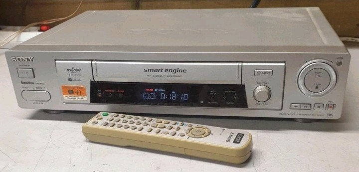 Sony slv-se800 videorecorder + afstandsbediening, Ophalen of Verzenden