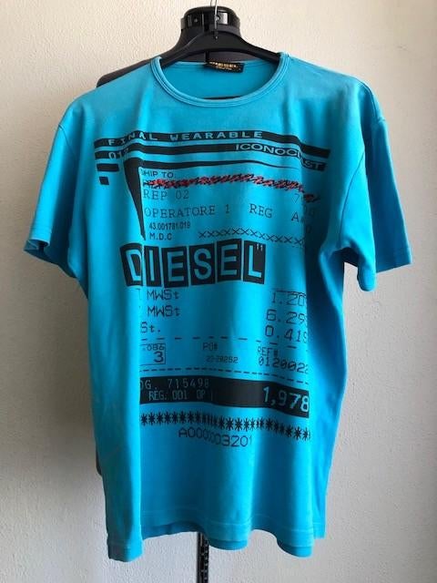 Shirt van Diesel maat L, Kleding | Heren, T-shirts, Ophalen of Verzenden, Gedragen, Maat 52/54 (L)