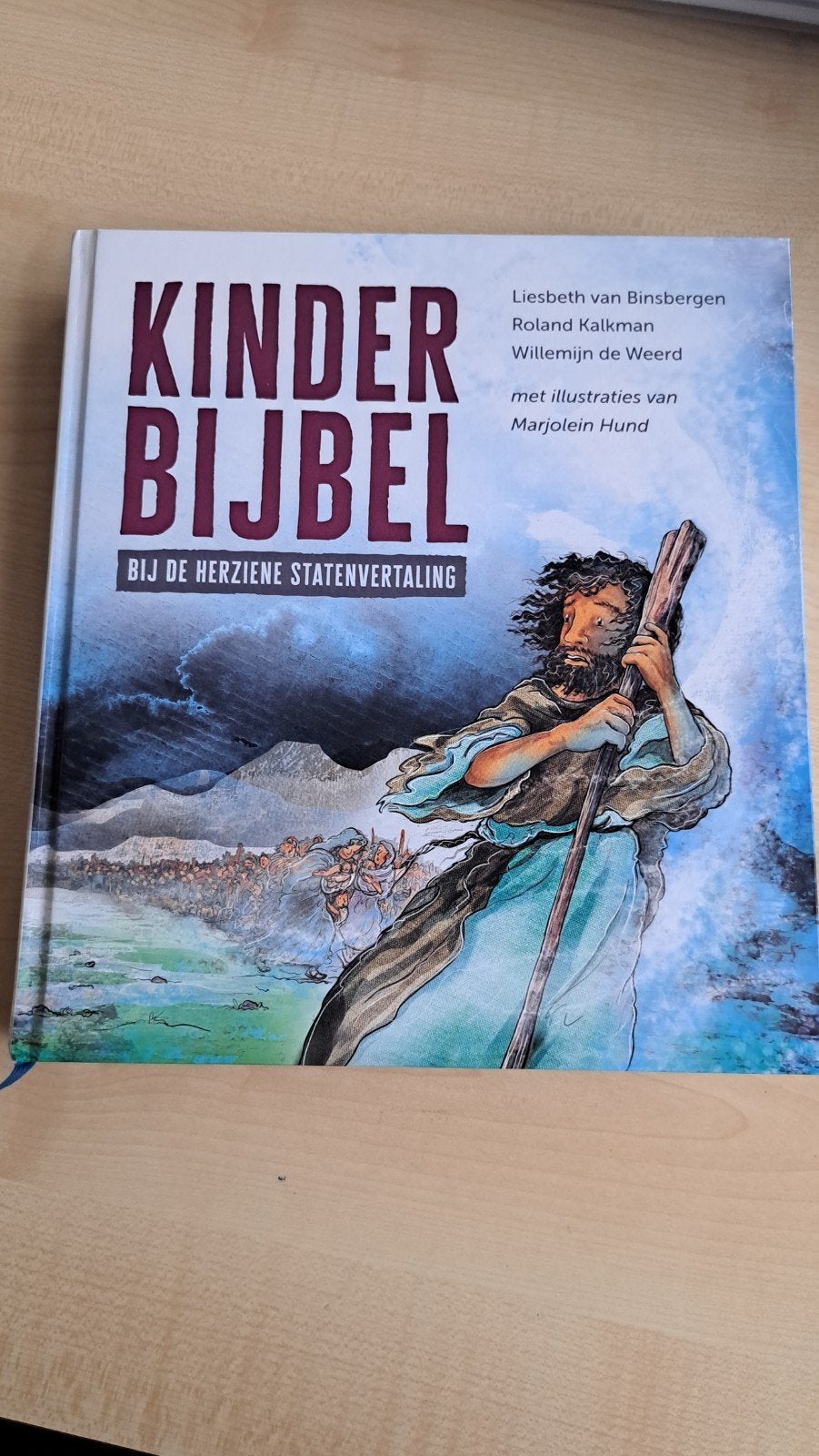 Kinderbijbel bij de Herziene Statenvertaling, Ophalen of Verzenden, Zo goed als nieuw, Liesbeth van Binsbergen, Roland Kalkman, Willemijn de Weerd