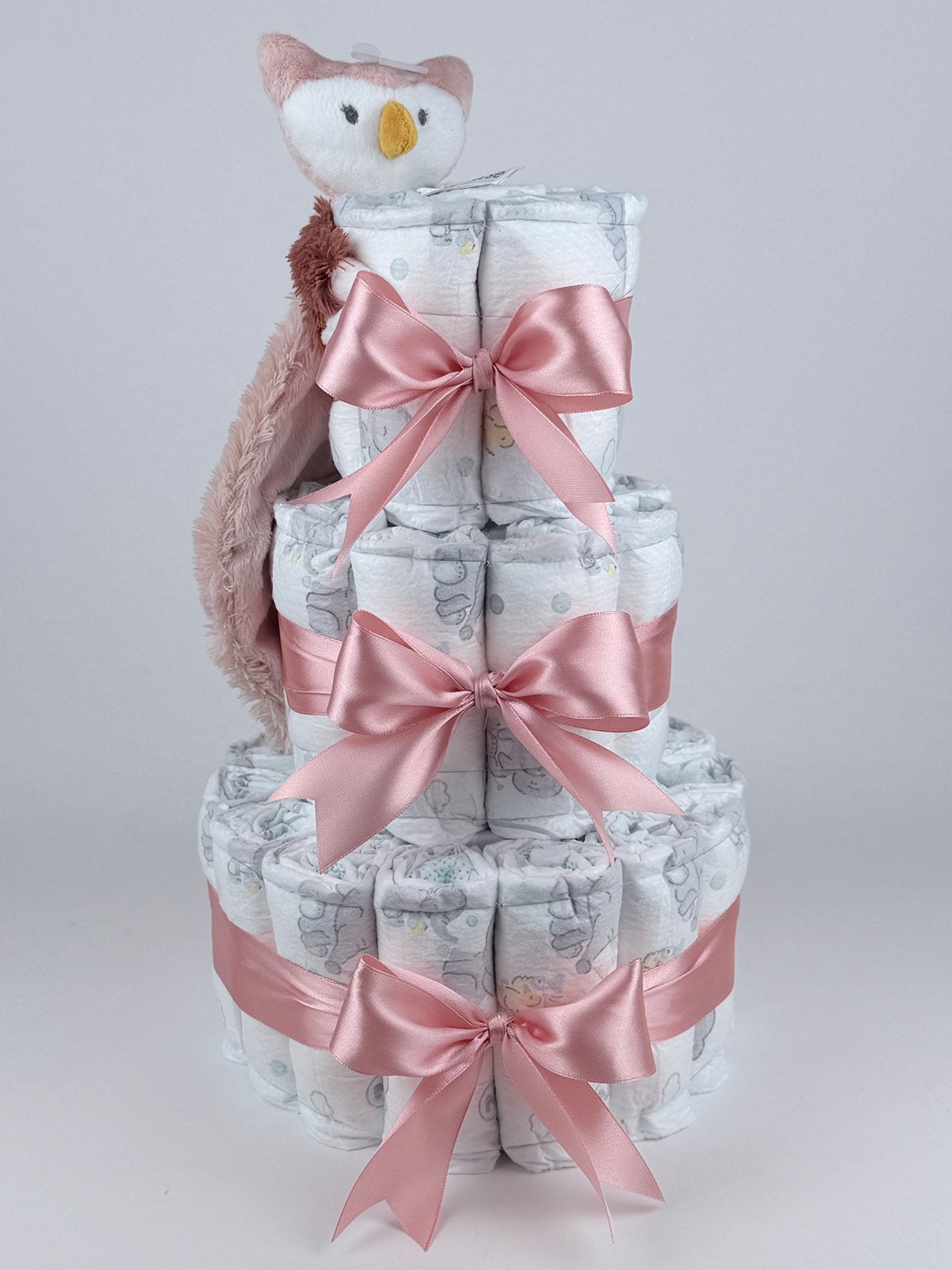 Luiertaart meisje happy horse tut uil olivia dp roze, Kinderen en Baby's, Ophalen of Verzenden, Nieuw, Kraamcadeau