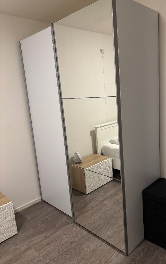 Kledingkast, Huis en Inrichting, Kasten | Kledingkasten, Ophalen, Met deur(en), Gebruikt, Overige materialen