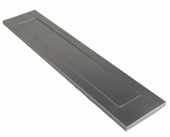 Ami briefplaat 340 x 73mm aluminiumbinnendraaiend, Ophalen of Verzenden, Nieuw, Aluminium, Brievenbusklep