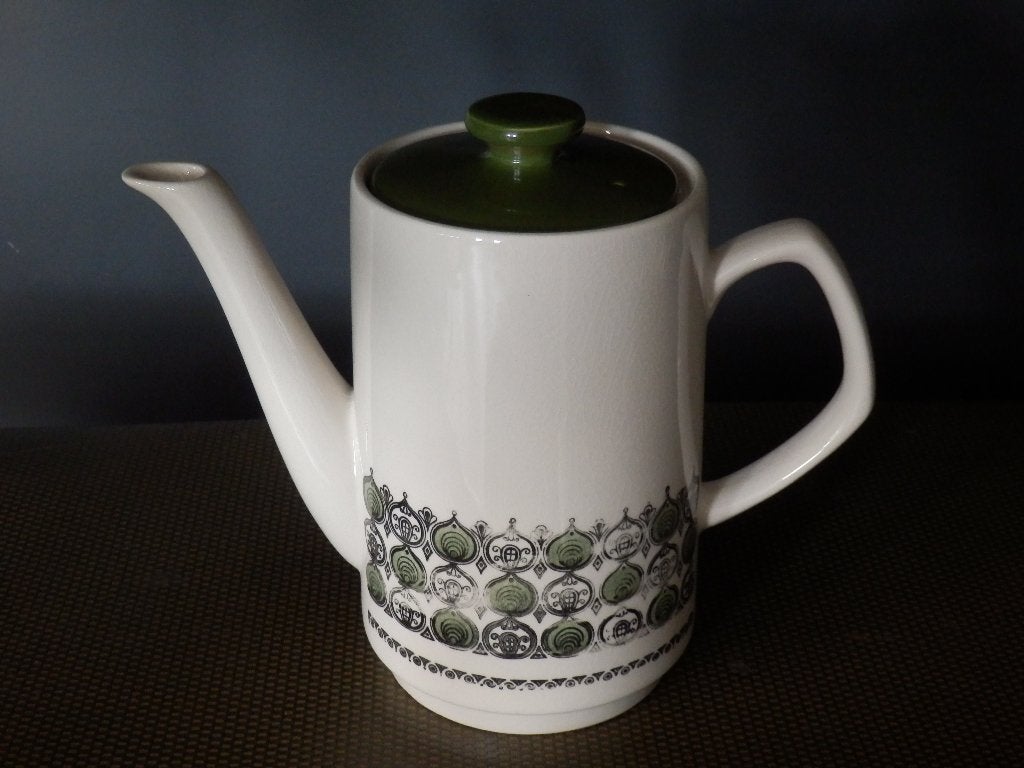 Theepot handpainted Bilton Staffordshire Finewhite Ironstone, Overige materialen, Overige merken, Overige typen, Ophalen of Verzenden