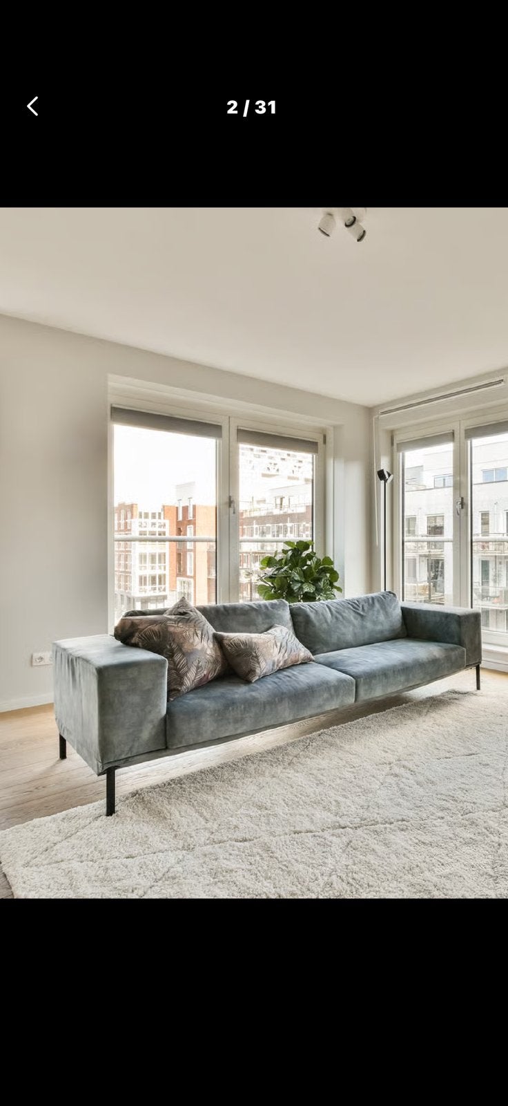 Koopje! Design bank Passe Partout met Claudi kussens, Huis en Inrichting, Banken | Bankstellen, Ophalen, Driepersoons, 75 tot 100 cm