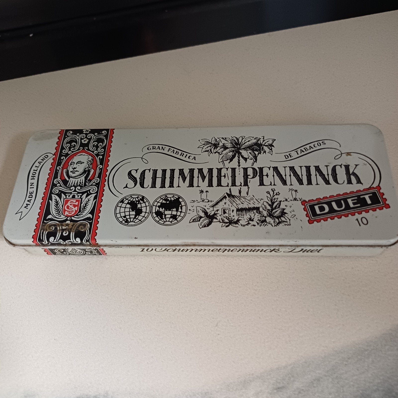 Vintage Schimmelpenninck Duet Sigaren Blik - Made in Holland, Verzamelen, Ophalen of Verzenden, Gebruikt, Overige, Overige merken