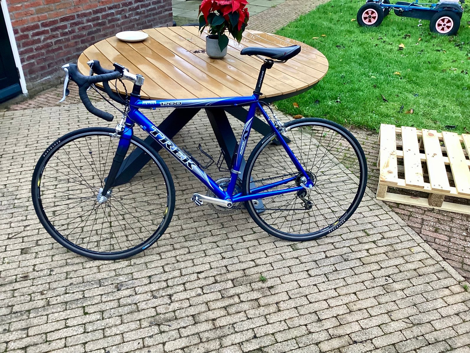 Trek 1200 Alpha racefiets 56 Shimano Tiagra Zeer nette staat, Zo goed als nieuw, Meer dan 20 versnellingen, 53 tot 57 cm, Ophalen