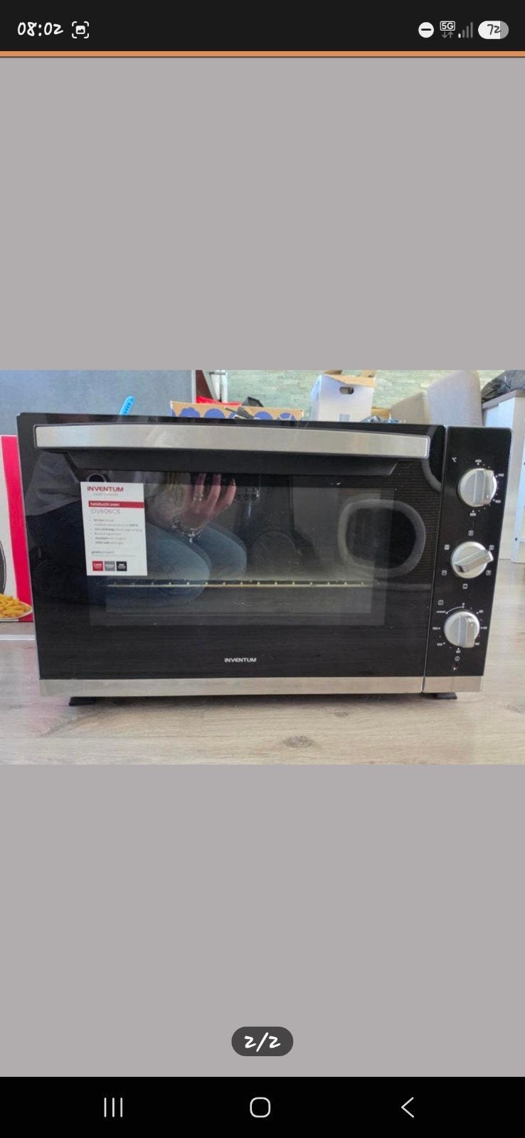 inventum oven, Ophalen, Minder dan 45 cm