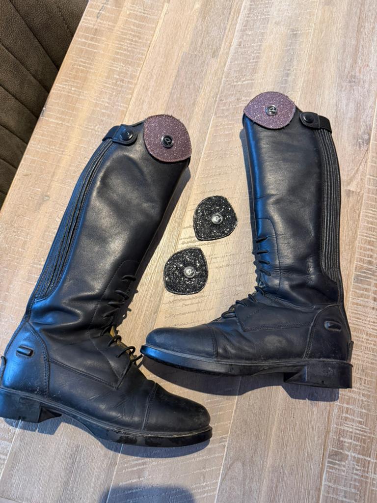 Paardrijlaarzen QHP Romy maat 32, Ophalen of Verzenden, Zo goed als nieuw, Dressuur, Schoeisel