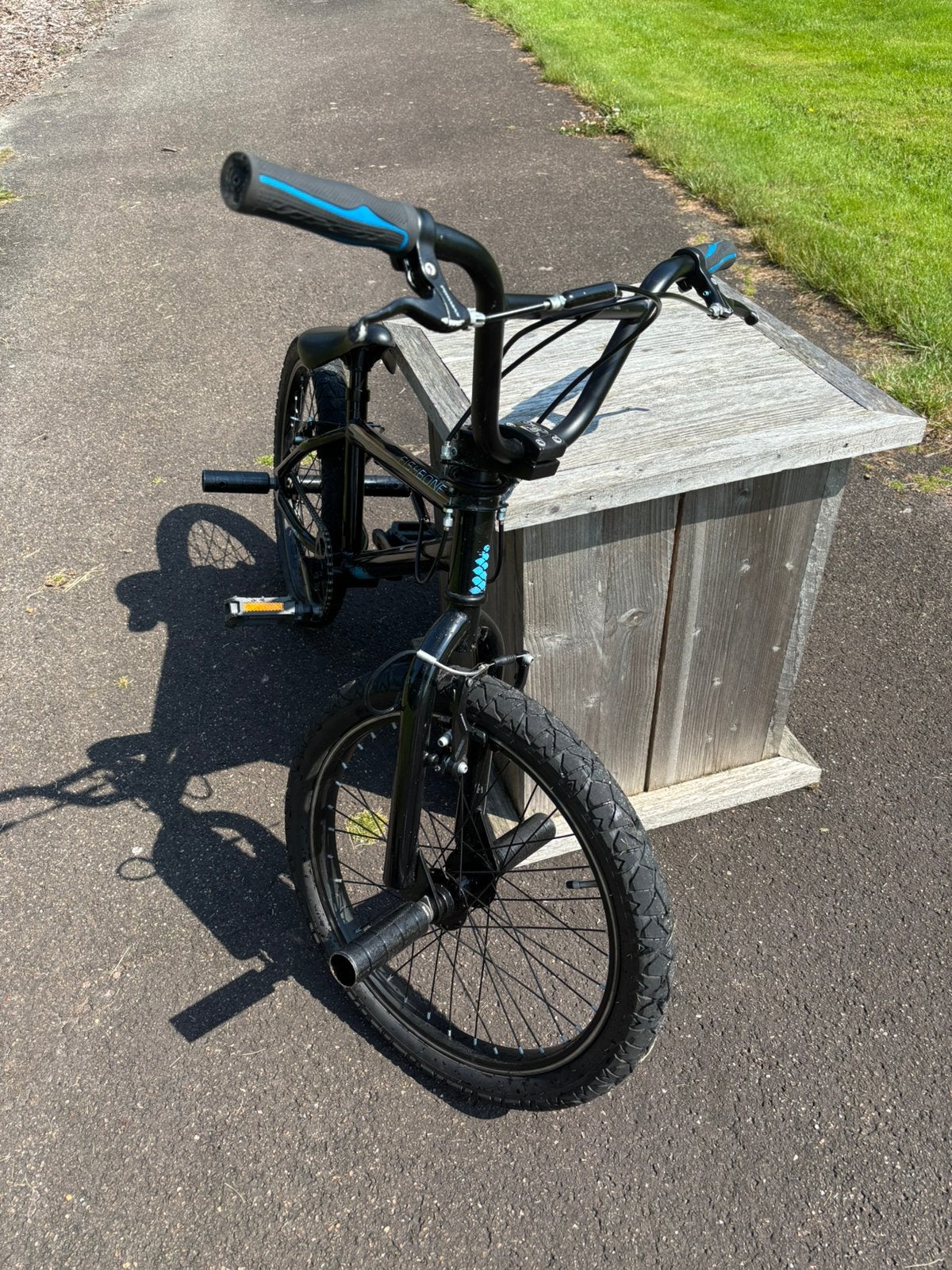 Bmx fishbone p1000, Fietsen en Brommers, Fietsen | Crossfietsen en BMX, Ophalen, Zo goed als nieuw, Staal, Voetsteunen