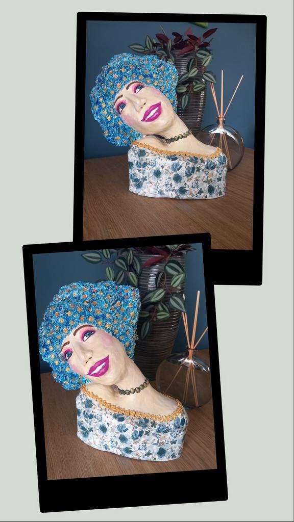Verschillende papier-maché en klei objecten, Ophalen