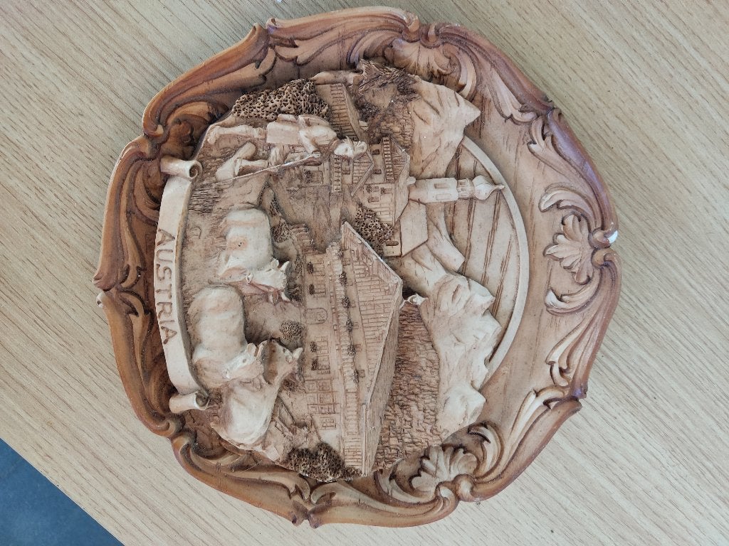 Houten decoratie oostenrijk, Ophalen, Zo goed als nieuw