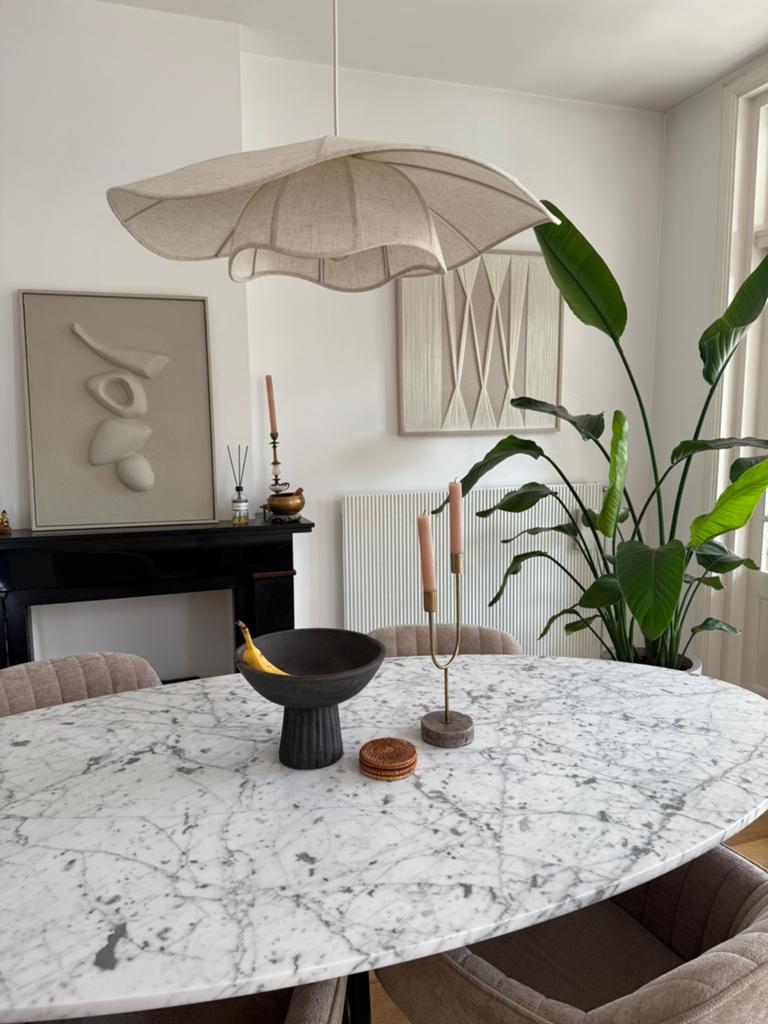 Carrara massief marmeren blad, Doe-het-zelf en Verbouw, Tegels, Ophalen, 60 cm of meer, Zo goed als nieuw, Minder dan 5 m²