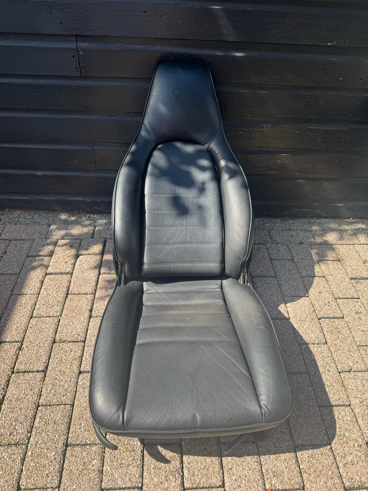 Porsche 911 944 Stoelen Zwart Leer Elektrisch Verstelbaar, Ophalen of Verzenden, Gebruikt, Porsche