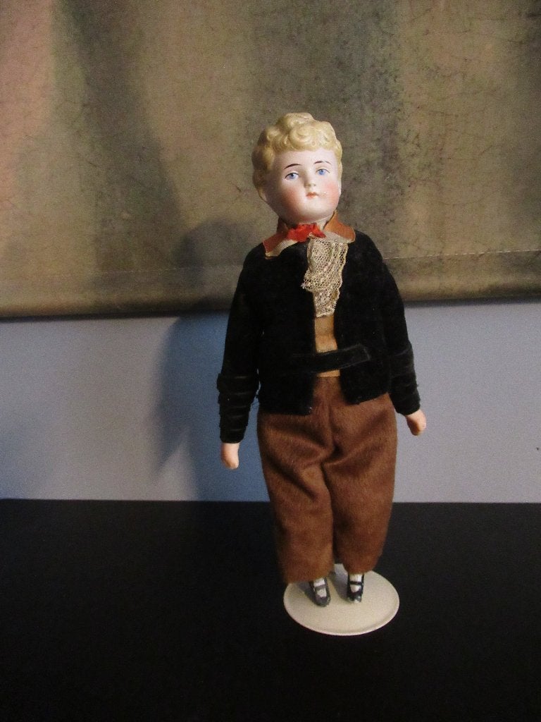 ANTIEK BIEDERMEIER POPJE 25 CM VERZENDEN MOGELIJK, Ophalen, Gebruikt, Pop