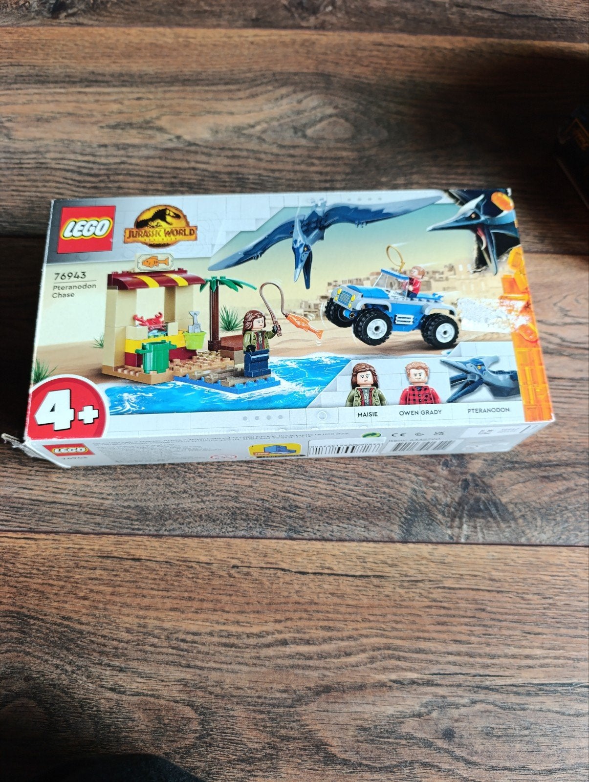 LEGO Jurassic World 76943 Pteranodon Achtervolging Nieuw, Inclusief minifiguren, Jurassic World, Lego, Nieuw