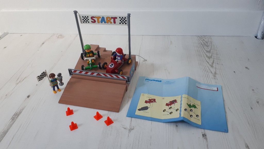 Playmobil go cart, nummer 4141, complete set., Ophalen of Verzenden, Zo goed als nieuw, Complete set