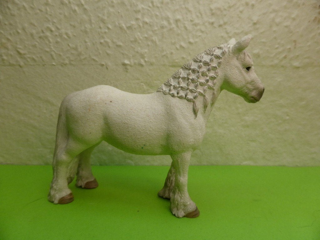 Schleich 13739 fell pony hengst dierfiguur, Ophalen of Verzenden, Gebruikt, Paard, Beeldje of Figuurtje