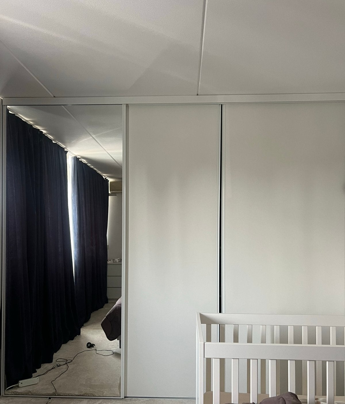 Schuifdeuren inloopkast, Ophalen, Gebruikt, 100 tot 150 cm, 200 cm of meer