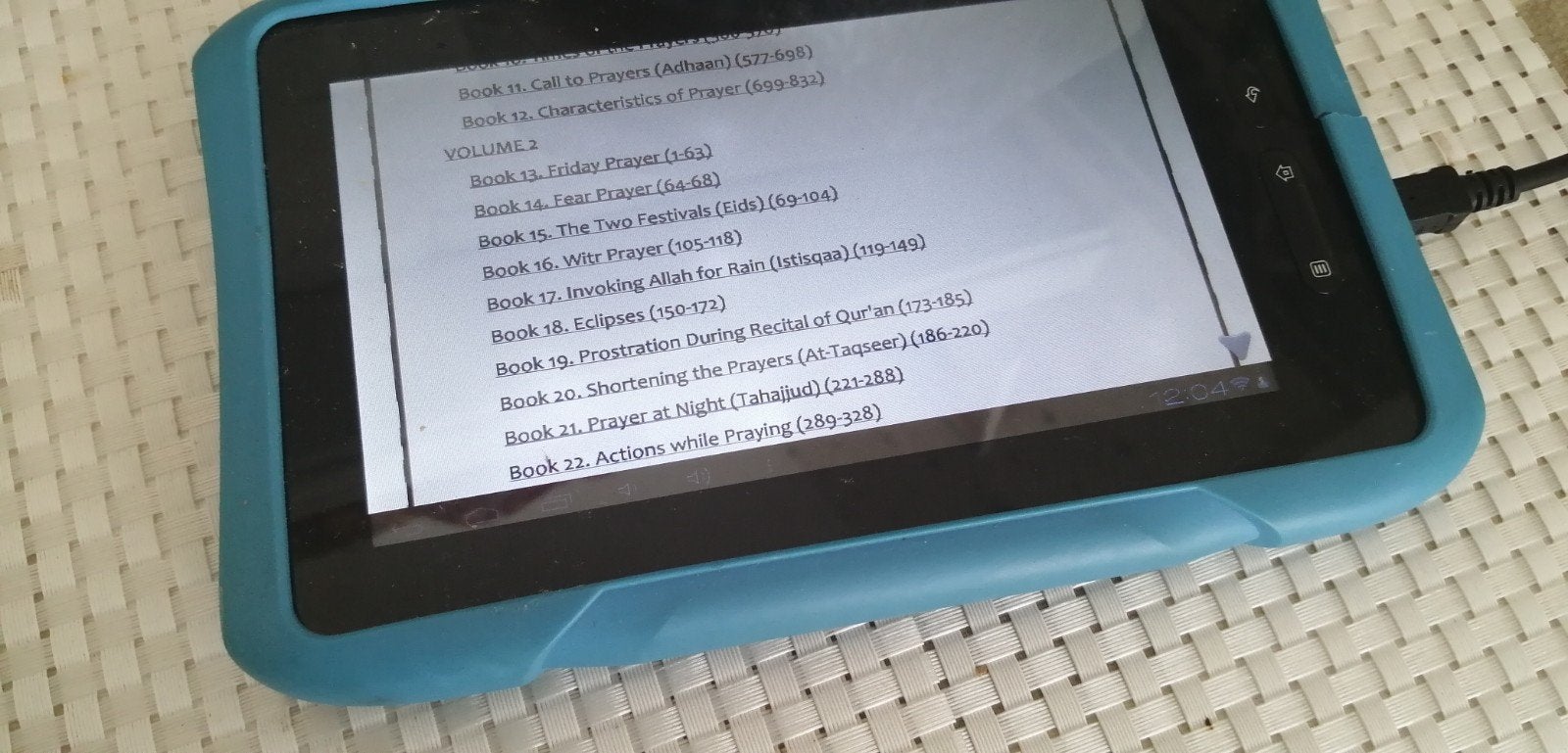 Oude Android 4 tablet - Ideaal als PDF / E reader, Gebruikt, 8 inch, Ophalen of Verzenden, Wi-Fi