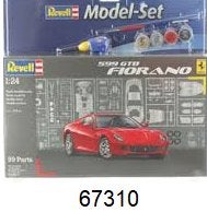Revell  Ferrari 599 GTB (2006) 67310 | 1:24 model-set, Hobby en Vrije tijd, Auto, Revell, Groter dan 1:32, Nieuw