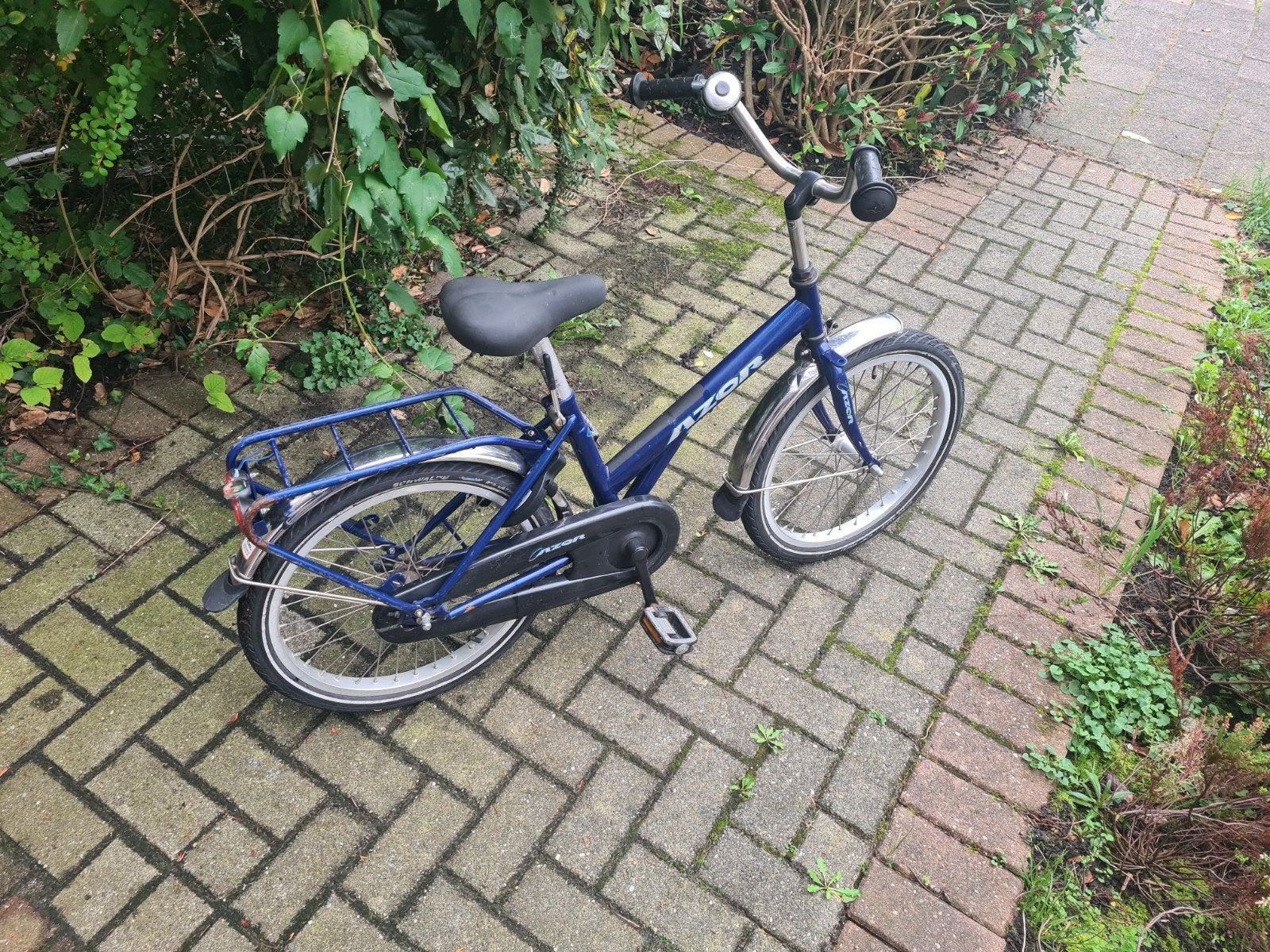 Azor kinderfiets - Blauw - 20 inch, Ophalen, Terugtraprem, Azor, 16 tot 20 inch