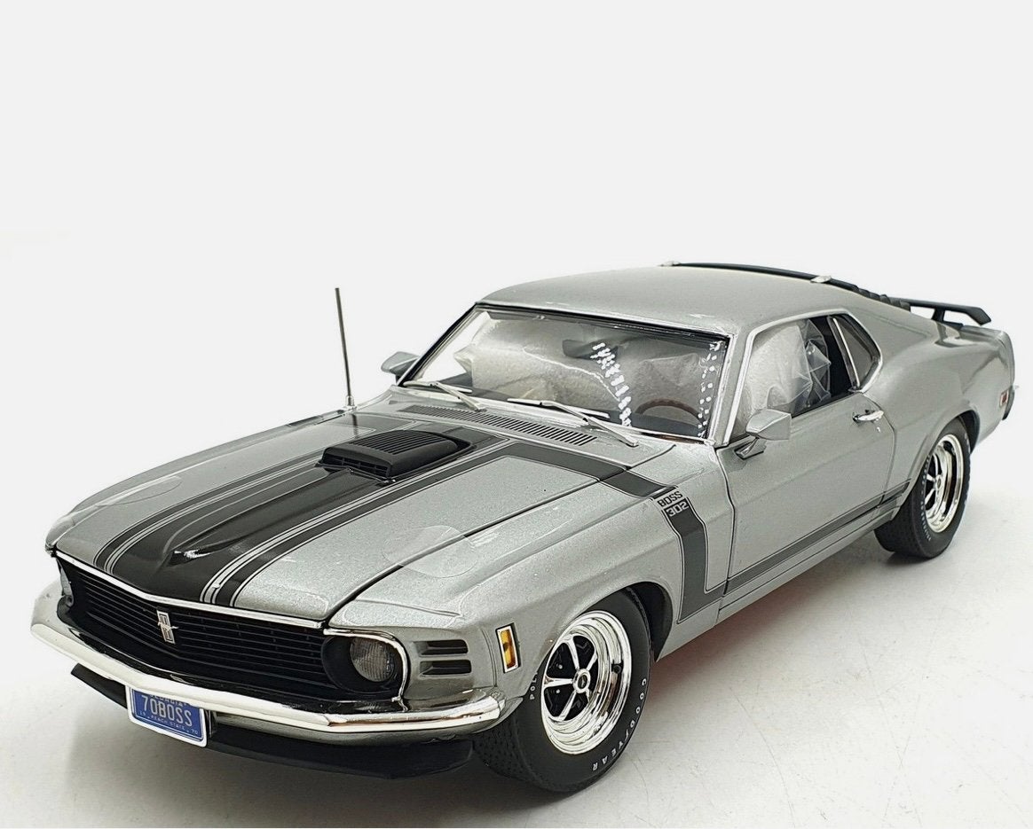 Acme 1970 Ford Mustang Boss 302 Silver- Limited 1 of 302 pcs, Ophalen of Verzenden, Nieuw, Auto, Overige merken
