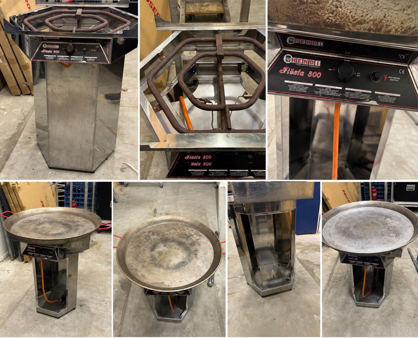 HENDI Fiesta 800 Paellabrander + Paellapan – Professioneel, Ophalen, Zo goed als nieuw