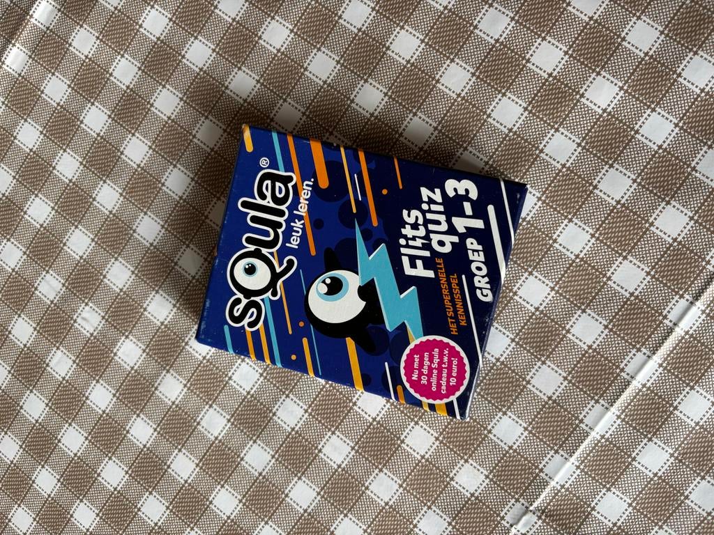 Squla Flits Quiz Groep 1-3 Kennisspel, Ophalen, Zo goed als nieuw, Overige typen
