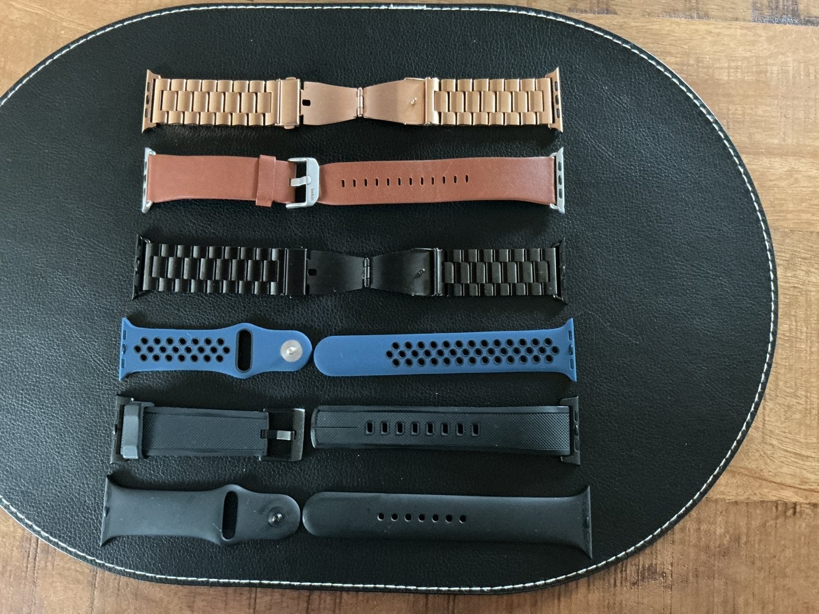 6 Horlogebandjes voor Apple Watch 10 - Zeer Nette Staat, Sieraden, Tassen en Uiterlijk, Smartwatches, Ophalen of Verzenden, Zo goed als nieuw
