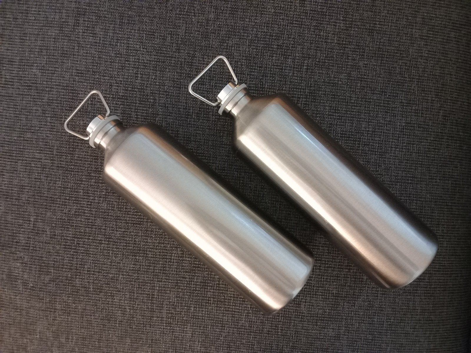 2 RVS bedkruiken met cover, Ophalen of Verzenden